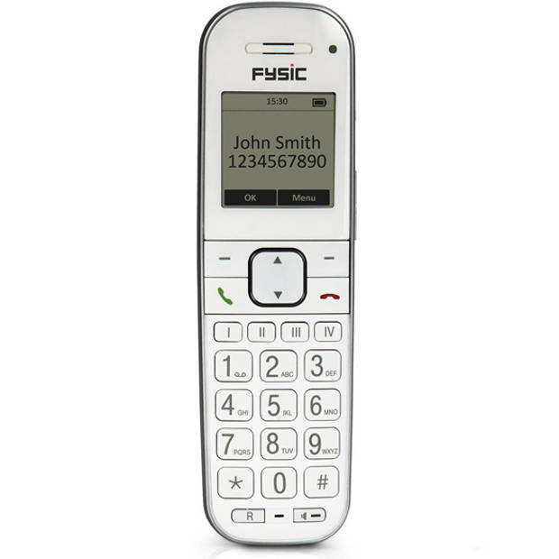 Fysic Seniorentelefoon draadloos FX-9000 enkel wit