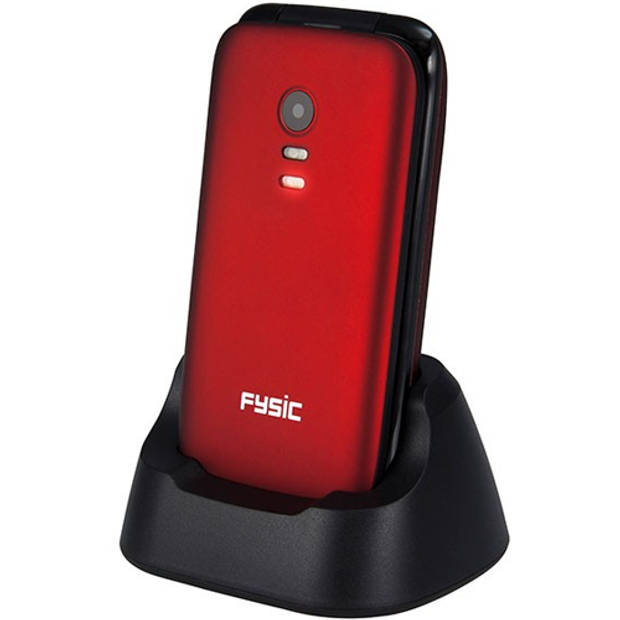 Fysic FM-9710 senioren klaptelefoon - Rood