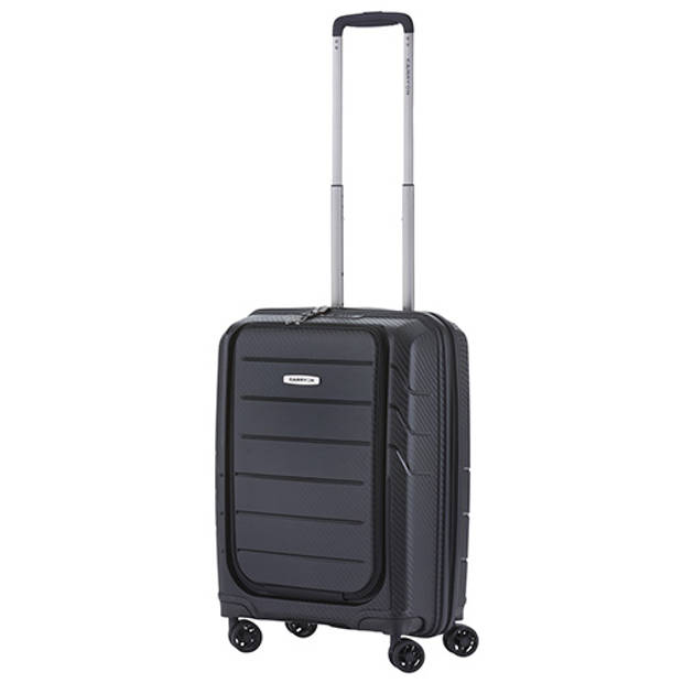 CarryOn Mobile Worker - Handbagage koffer 55cm TSA - Zakelijke trolley met laptopvak - Zwart
