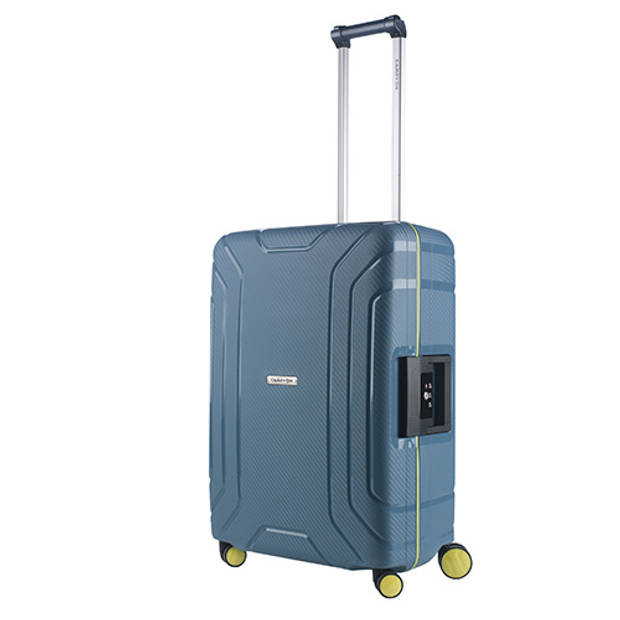 CarryOn Steward 65cm middenmaat koffer - 70 Ltr met TSA Kliksloten - Blauw