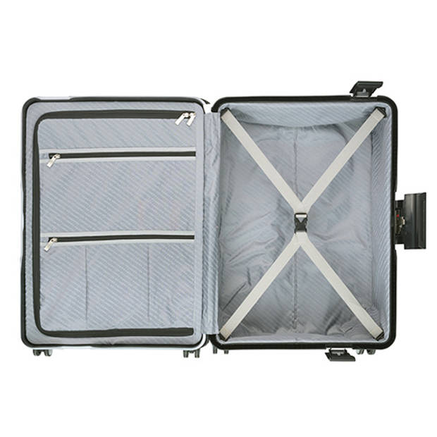 CarryOn Steward TSA koffer - trolley 65cm - vaste sloten - Zwart