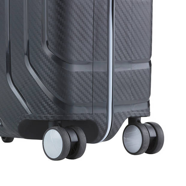 CarryOn Steward TSA koffer - trolley 75cm - vaste sloten - Zwart