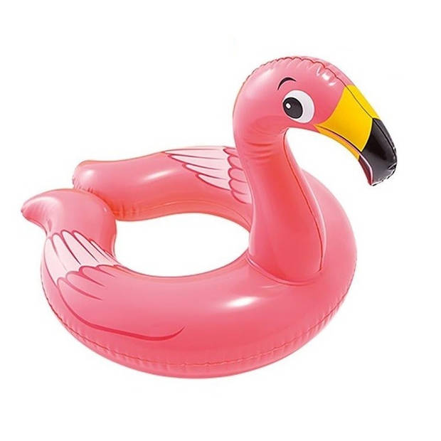 Opblaasbare flamingo zwemband/zwemring 76 cm - Zwembanden