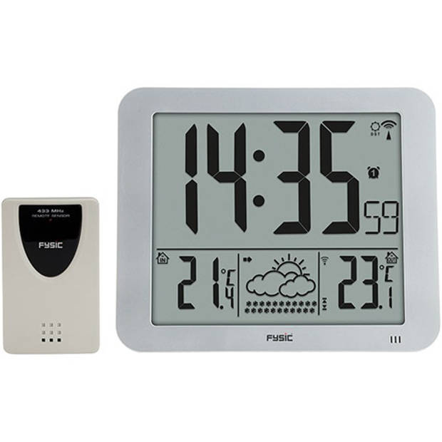 Digitale klok met weerstation XL Fysic FKW-2500