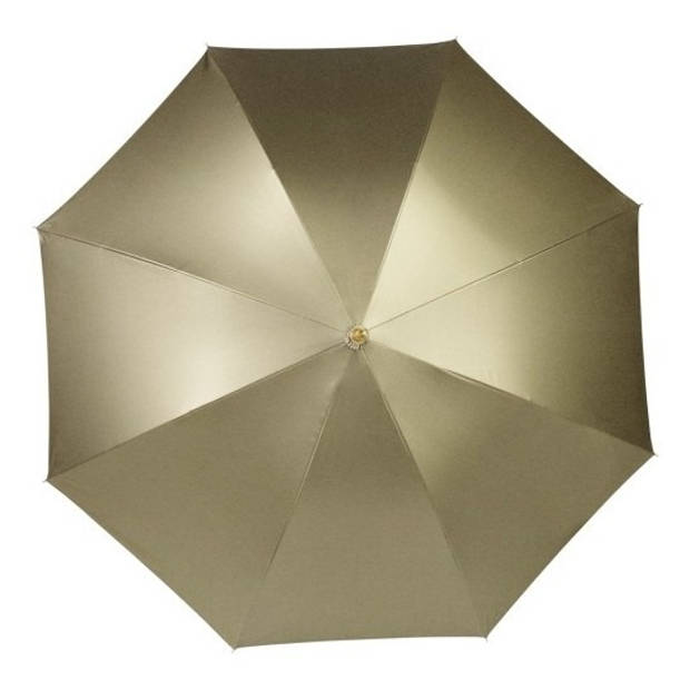 Automatische paraplu goud 105 cm - Paraplu's