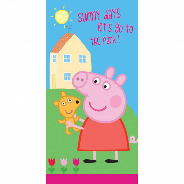Peppa Pig Sunny - Strandlaken - 70 x 140 cm - Multi