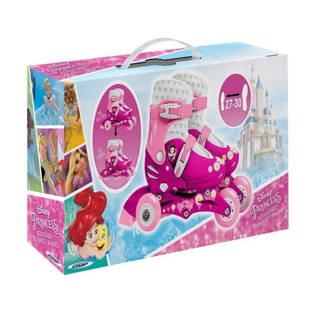 Disney verstelbare inlineskates Princess meisjes roze mt 27/30