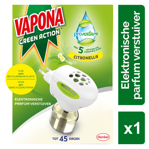 Vapona Insecten Bestrijding - Pro Nature Anti Mug Stekker