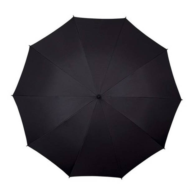 Stormparaplu zwart 130 cm - Paraplu's