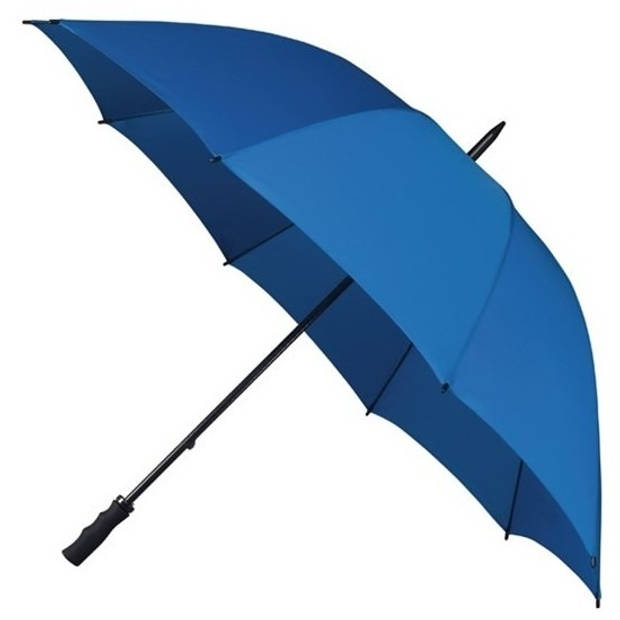 Stormparaplu kobalt blauw 130 cm - Paraplu's