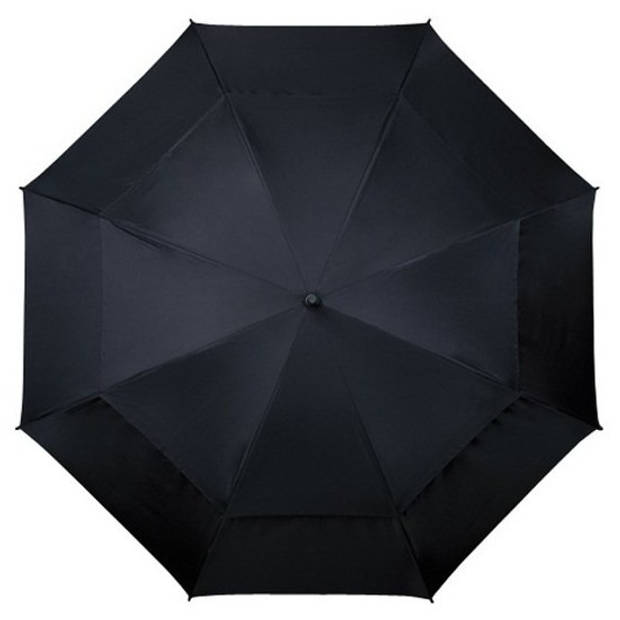 Stormparaplu extra sterk zwart 130 cm - Paraplu's