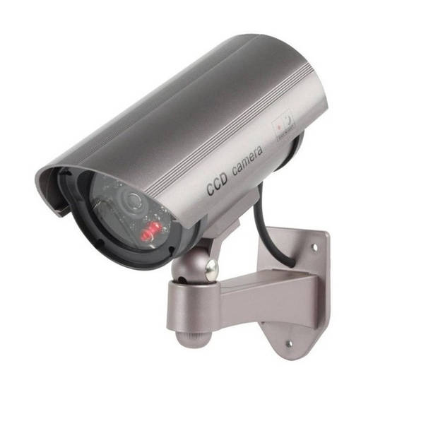 Dummy camera / beveiligingscamera met LED lampje - voor binnen en buiten