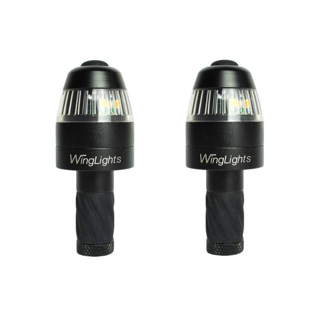 CYCL WingLights360 Magnetisch - LED Fietsverlichting - Richting Aanwijzer & Zijlichten voor aan Stuur - Zwart