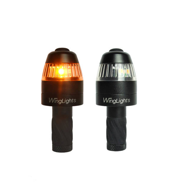 CYCL WingLights360 Magnetisch - LED Fietsverlichting - Richting Aanwijzer & Zijlichten voor aan Stuur - Zwart