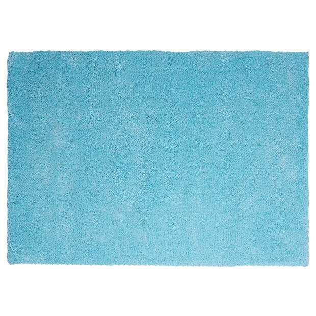 Beliani DEMRE - Hoogpolig-Blauw-Polyester