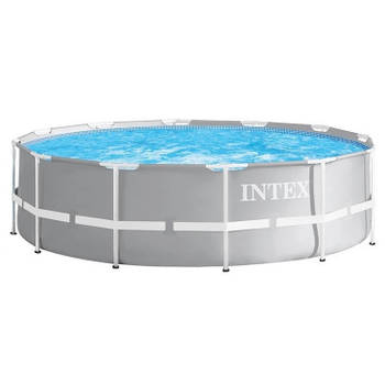 Intex opzetzwembad Prism Frame Ø305 x 76 cm grijs