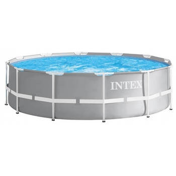 Intex opzetzwembad zonder pomp 26710NP Prism 366 x 76 cm grijs
