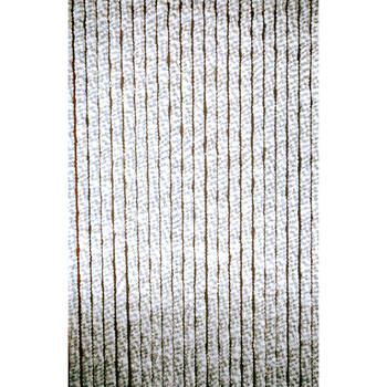 Lesli Living vliegengordijn kattenstaart wit/grijs 90x220 cm