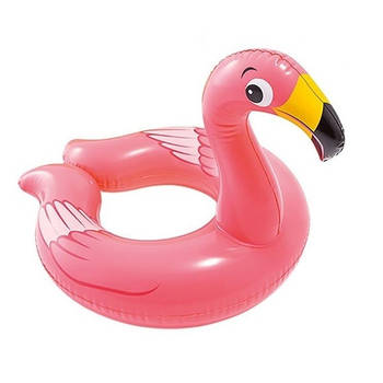 Opblaasbare flamingo zwemband/zwemring 76 cm - Zwembanden
