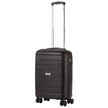 TravelZ Big Bars Handbagagekoffer 55cm Handbagage TSA Zwart