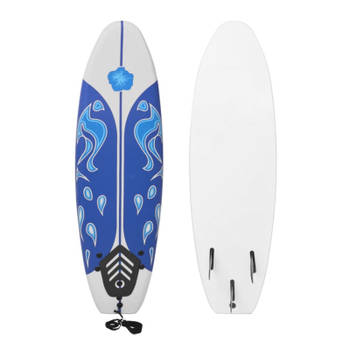 vidaXL Surfplank 170 cm blauw