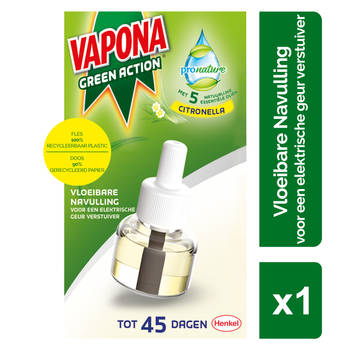 Vapona Insecten Bestrijding - Pro Nature Anti Mug Stekker Navulling