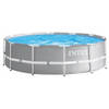 Intex opzetzwembad zonder pomp 26710NP Prism 366 x 76 cm grijs