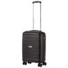 TravelZ Big Bars Handbagagekoffer 55cm Handbagage TSA Zwart