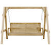 The Living Store Schommelbank Tuin - 205 x 150 x 157 cm - Hout - Naturel