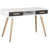 Beliani FRISCO - Bureau-Lichte houtkleur-MDF