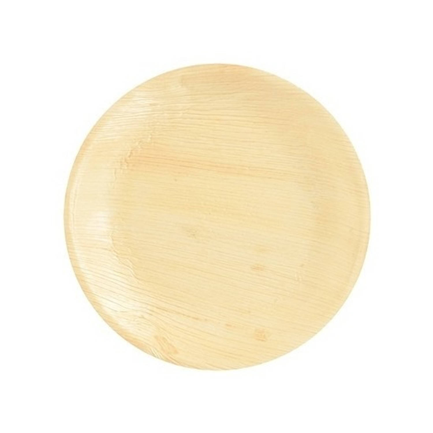 6x Palmblad borden 23 cm - Bordjes