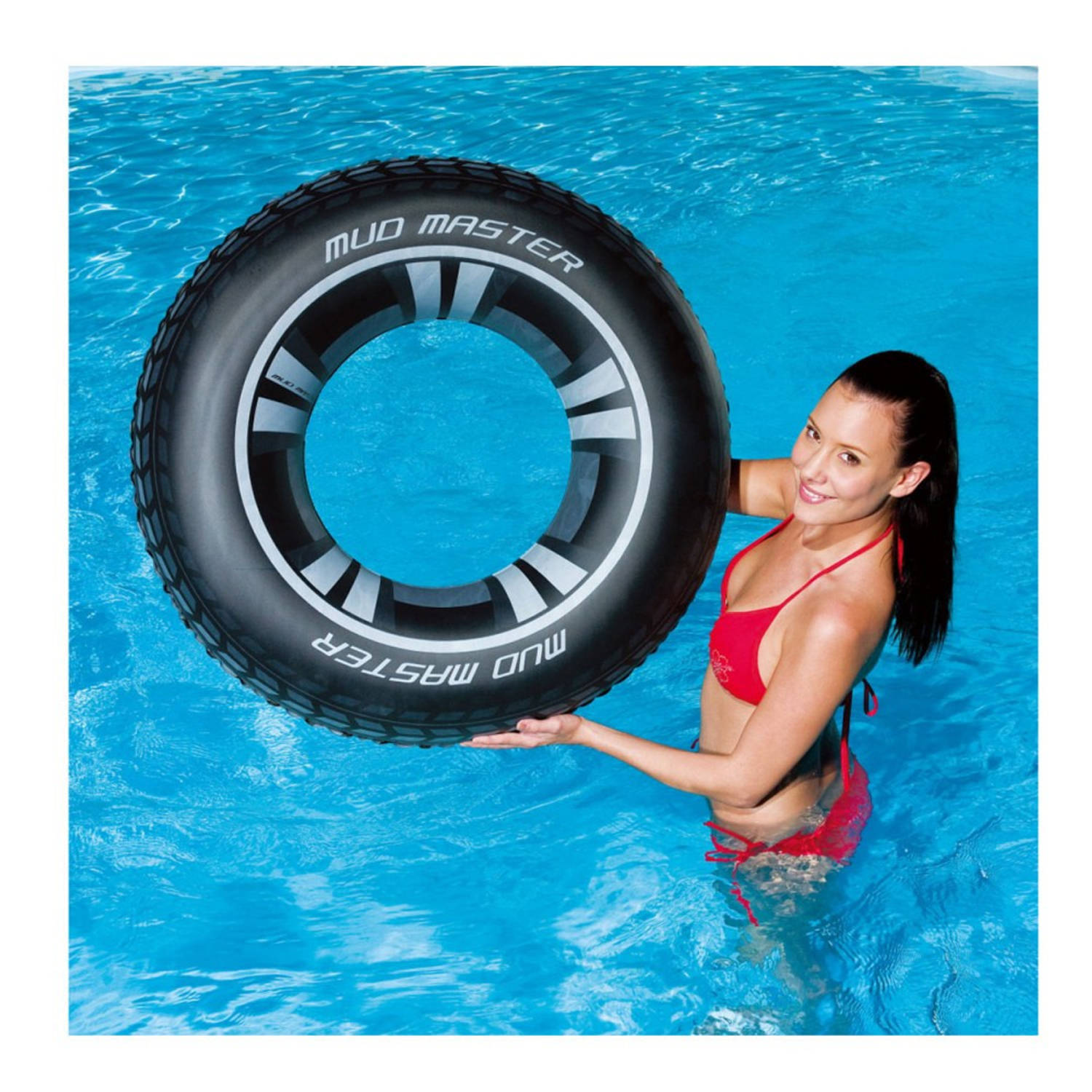 warm condensor Ontslag Opblaasbare autoband zwemband/zwemring 91 cm - Zwemringen - Autobanden  zwembanden groot voor kinderen en volwassenen | Blokker