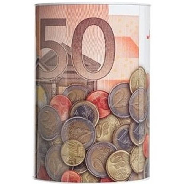 50 euro biljet spaarpotje 15 x 22 cm - Spaarpotten