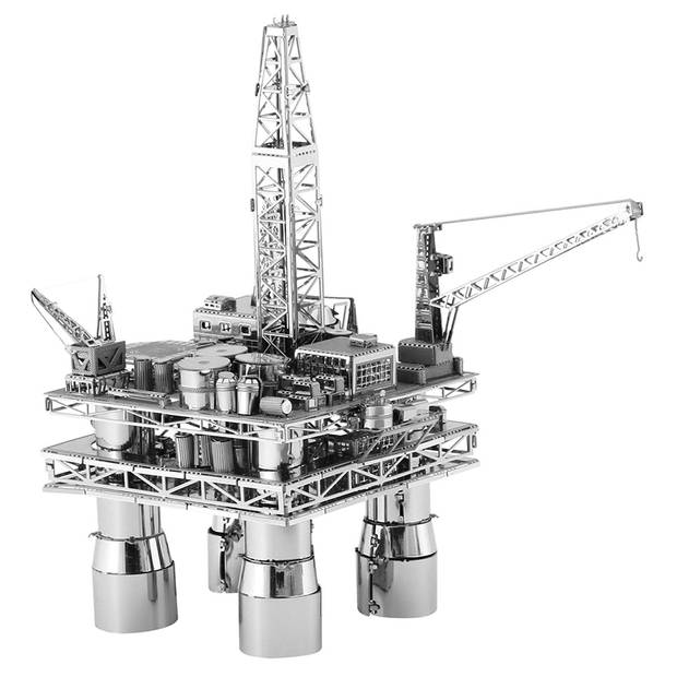 Metal Earth Offshore Oil Rig and Tanker modelbouwset