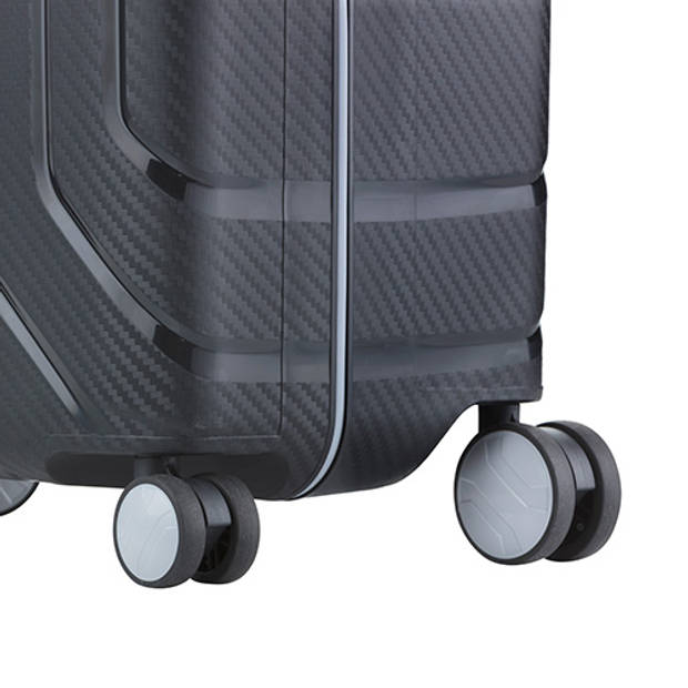 CarryOn Steward TSA koffer - trolley 65cm - vaste sloten - Zwart