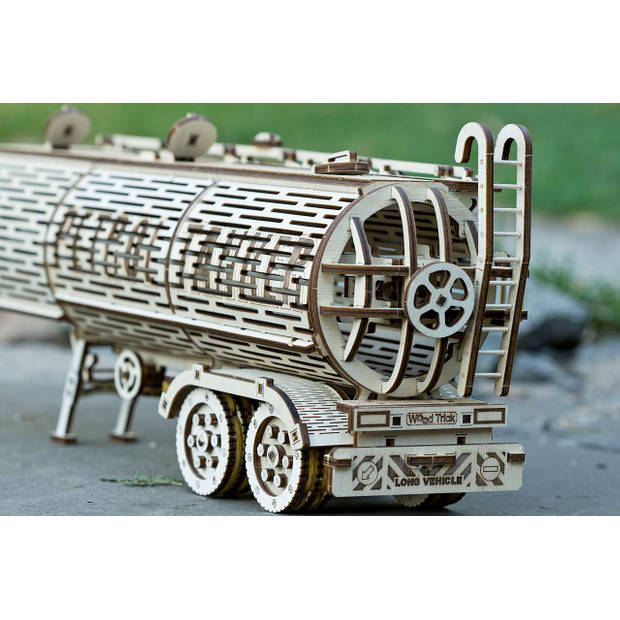 Wood Trick Tank Trailer - Uitbreiding Set voor Truck - Houten Modelbouw