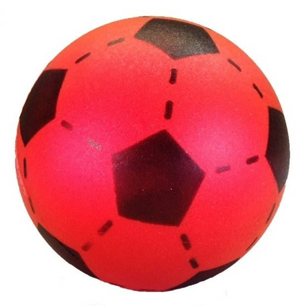 Foam soft voetbal rood 20 cm - Voetballen