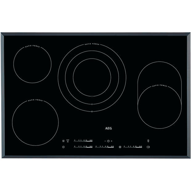 AEG HK854870FB elektrische kookplaten - Zwart