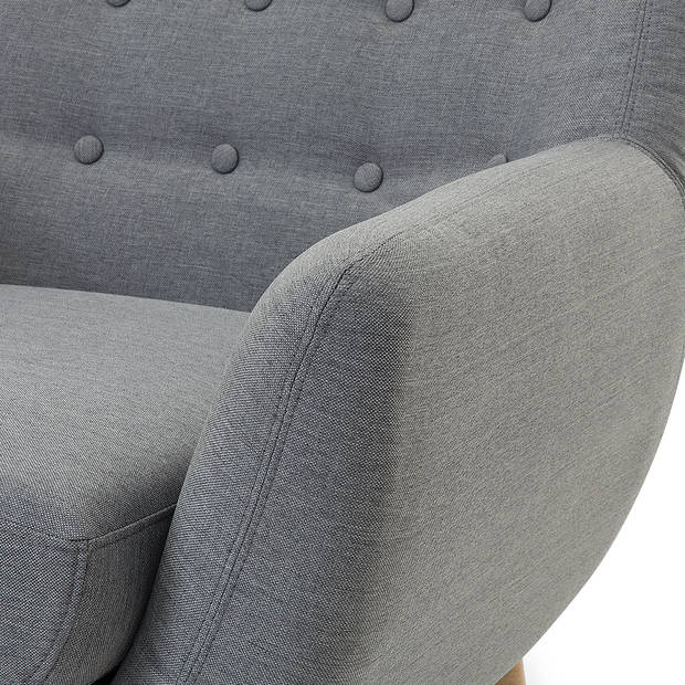 Beliani MOTALA - Fauteuil-Grijs-Polyester