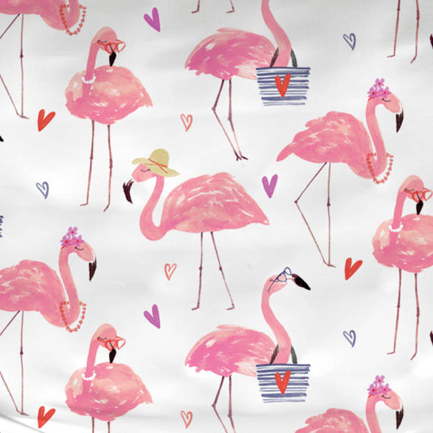 Duimelot Dekbedovertrek Flamingo-100 x 135 cm