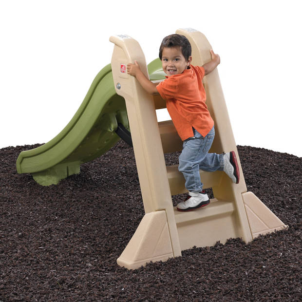 Step2 Glijbaan Big Folding Slide in groen Losse kunststof glijbaan opvouwbaar voor peuter / kind van 2 tot 6 jaar