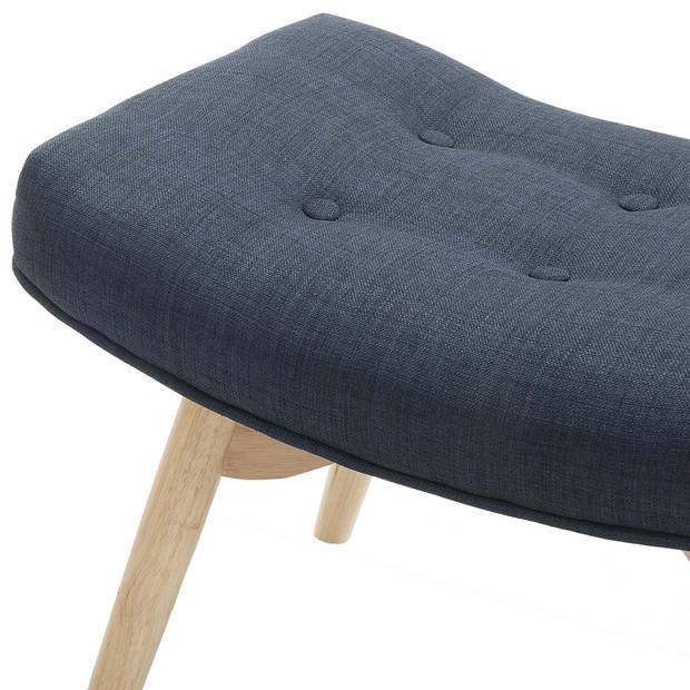 Beliani VEJLE - Fauteuil-Blauw-Polyester