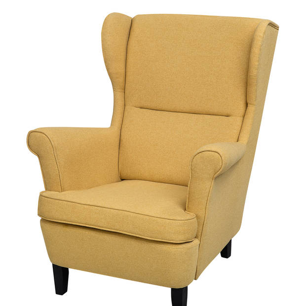 Beliani ABSON - Fauteuil-Geel-Polyester