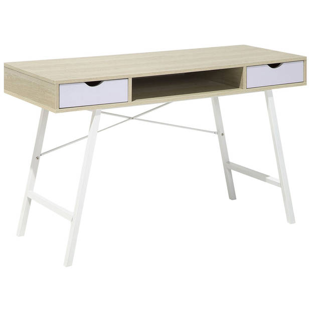 Beliani CLARITA - Bureau-Wit-MDF