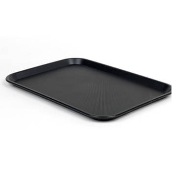 Horeca dienblad zwart 45 x 35 cm - Dienbladen