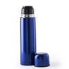 RVS thermosfles/isoleerkan 500 ml blauw - Thermosflessen