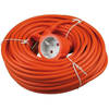 Verlengsnoer/kabel oranje 20 meter binnen/buiten - Verlengsnoeren