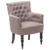 Beliani ALESUND - Fauteuil-Beige-Polyester