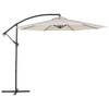 Beliani RAVENNA - Cantilever parasol-Beige-Polyester