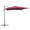 Beliani MONZA - Cantilever parasol-Rood-Polyester